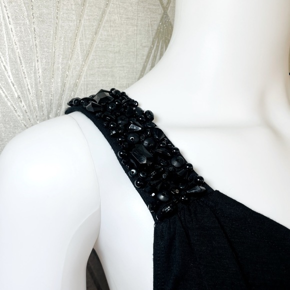 Cache’ Tank Top w/ Rhinestone Straps - Picture 4 of 9